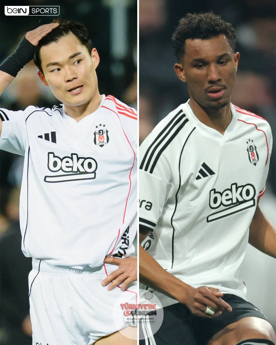 Beşiktaş'tan açıklama: "Trabzonspor maçının ardından, adale gruplarında ağrı şikayetiyle sağlık ekibimizce takip ve tedavi edilen futbolcumuz Hyeongyu Oh’un, yapılan sakatlık risk analizi neticesinde yaralanma açısından yüksek riskli olduğu değerlend