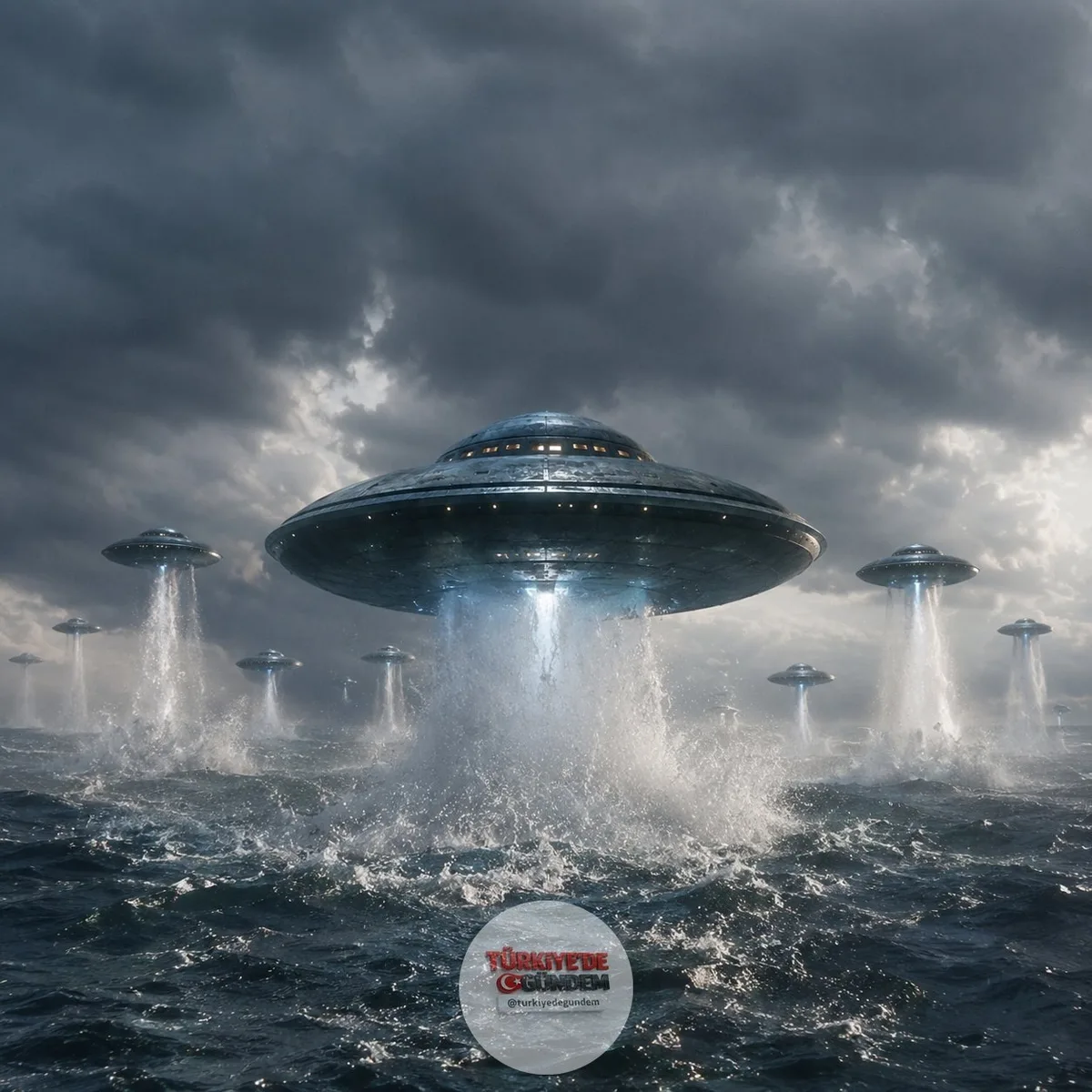 ABD kıyılarında binlerce gizemli su altı UFO'sunun görüldüğü öne sürüldü.