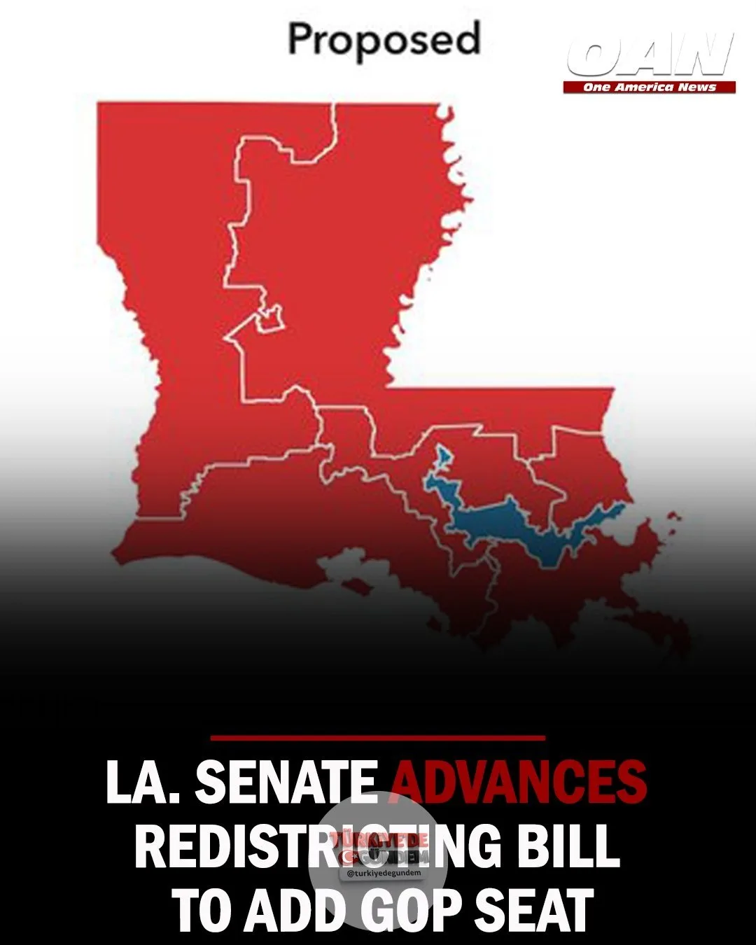 Louisiana Senatosu, eyaletteki Demokrat eğilimli seçim bölgesi sayısını bire düşüren ve Cumhuriyetçilerin sandalye sayısını artıran, Cumhuriyetçi destekli yeni seçim haritasını onayladı. Daha fazla gelişme için bugün Spectrum ve YouTube TV üzerinden