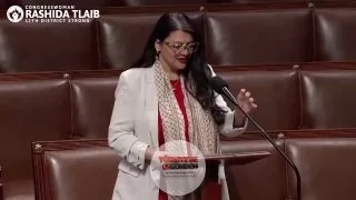 ABD Temsilciler Meclisi Üyesi Rashida Tlaib: İsrail, Gazze'de soykırım işlemeye devam ediyor. Filistin ile Lübnan genelinde tüm toplulukları şiddet yoluyla yok ediyorlar
