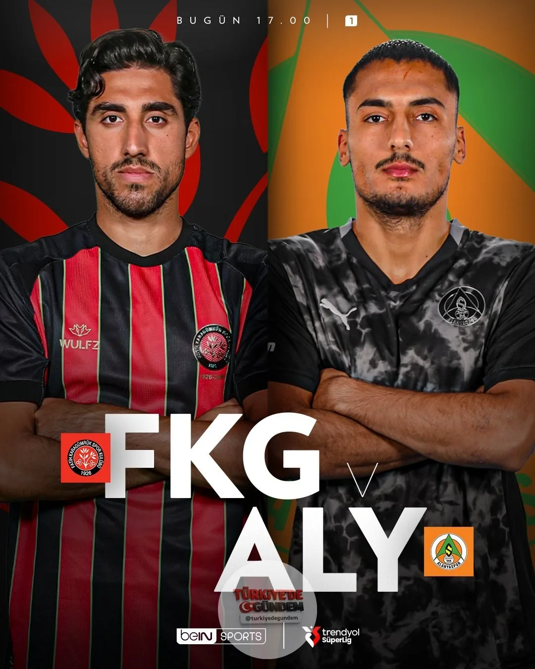 Ligden düşmesi kesinleşen Fatih Karagümrük, günün açılış maçında Alanyaspor'u konuk ediyor! Mısırlı com tr Fatih Karagümrük x Corendon Alanyaspor | Atatürk Olimpiyat Stadyumu 17.00 1 Turgay Keskin