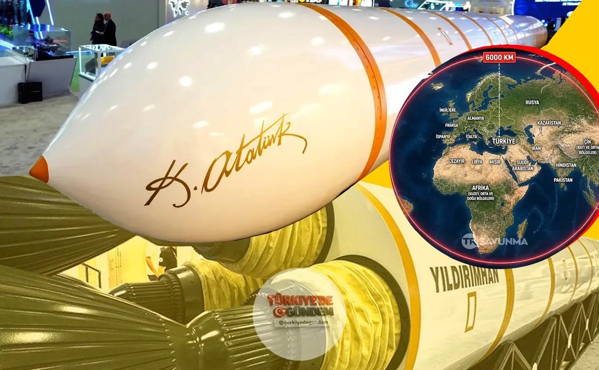 1-) 🎖️ Amerikan basını | The War Zone: YILDIRIMHAN'ın 6 bin kilometre menzile sahip olması planlanıyor. Bu da onu kıtalararası balistik füze kategorisine sokuyor. Bu sınıftaki füzelerin menzilinin 5 bin 500 kilometre üzeri olduğu kabul ediliyor ve ço
