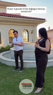 4 gece için 14 bin TL doğalgaz faturası gelen Instagram fenomeni çift yaşadıkları şaşkınlığı paylaştı: "14.000 lira. Biz ne yaktık ya? Havalar da ısındı artık." Malikane olunca böyle oluyor." "Malikane diye diye bizi batıracaksın sonunda."