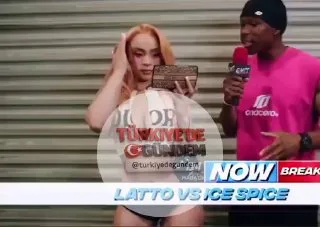 Şarkıcı Ice Spice ve Latto, katıldıkları yayında tüm gözleri üzerlerinde topladı