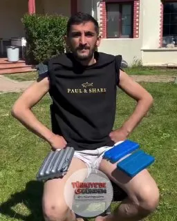 Uyuşturucu bağımlılığından kurtulmak isteyen bir kişi, tedavi sırasında ağrısı ve kullanma isteği artınca yapılan işlemi gösterdi: "Eklem ağrılarım geldiğinde bunu yapıyoruz."