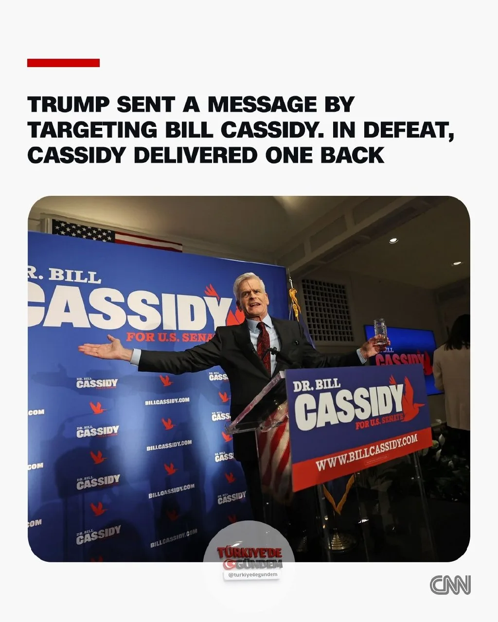 Louisiana Cumhuriyetçi Senatörü Bill Cassidy, yaklaşık on yıl içinde yeniden aday gösterilmeyi kaybeden ilk Cumhuriyetçi senatör oldu. Bu dikkat çekici düşüş, Trump'ın parti üzerindeki hakimiyetini bir kez daha gözler önüne serdi. İşte Louisiana'daki