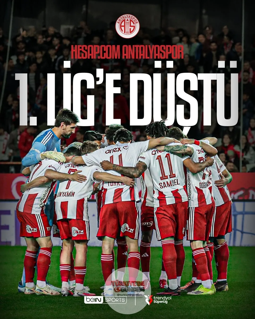 Hesap com Antalyaspor, Trendyol Süper Lig'e veda eden son takım oldu