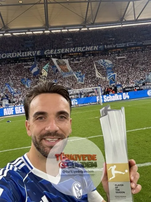 Bundesliga'ya yükselen Schalke 04'te Kenan Karaman, sezonunun en iyi oyuncusu seçildi