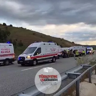Olay yerine çok sayıda ambulans sevk edildi, yaralıların tedavisi sürüyor