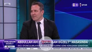 Abdullah Avcı: Teknik direktörlük yaparken iletişin çok önemlidir. Canlı izlemek için:
