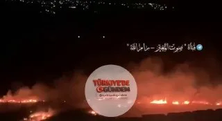 İsrailli işgalciler, Batı Şeria'da Filistinlilerin arazilerini ateşi verdi