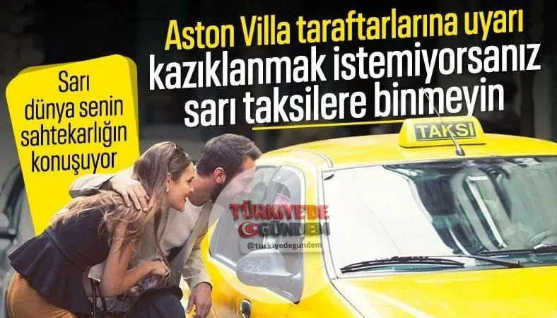 UEFA Avrupa Ligi finali için İstanbul’a gelen İngiliz taraftarlar, sarı taksilerin fahiş ücret talep ettiğini öne sürerek diğer taraftarlara Uber kullanmaları çağrısında bulundu: "Size verebileceğim en büyük tavsiye Uber uygulamasını kullanmanız. 2.3