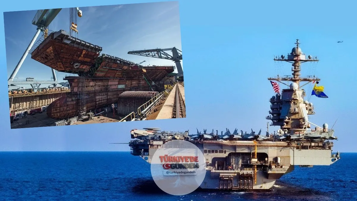1-) 🌍 11 uçak gemisi bulunan ABD donanması bu platformların ancak birkaçını operasyonel vaziyette tutabiliyor. Yeni gemilerin teslimat tarihi sürekli ertelenirken 326 günlük görev sonrası Norfolk'a yanaşan USS Gerald R. Ford'un bir daha ne zaman hazı