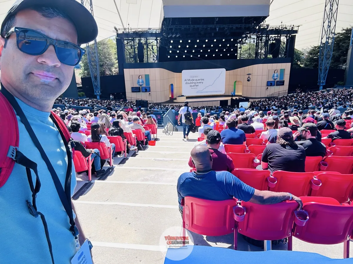 İlk Google I/O deneyimim! Bu yıl daha fazla robotik teknolojisi görmeyi umuyorum.