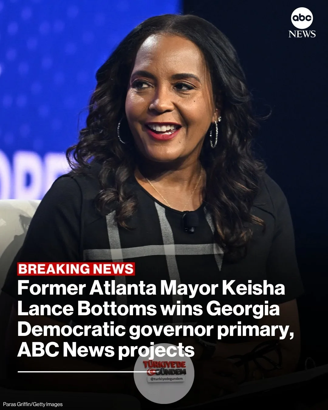 SON DAKİKA: ABC News, Georgia Demokrat Vali adaylığı ön seçimini Keisha Lance Bottoms'ın kazandığını duyurdu. Daha fazlasını oku: