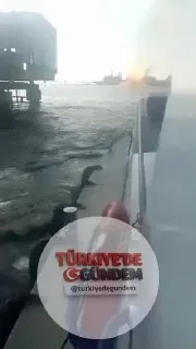 SON DAKİKA: Geçmişteki bir çatışmaya ait olduğu anlaşılan yeni bir "İHA" saldırısı görüntüsü sızdırıldı. Görüntülerin büyük olasılıkla BAE'deki Füceyre petrol bölgesinde (2026 yılı Mart veya Mayıs başı) meydana gelen yangına ait olduğu değerlendirili