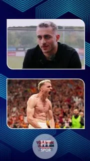 Barış Alper Yılmaz: "Bu fiziğe ulaşmak için çok çalıştım. Arkasında geçmişten gelen büyük bir emek var. O vücuda ulaşmak hiç kolay olmadı. Fenerbahçe'ye gol attım ve böyle bir şey başardım. Duygularımla hareket ettiğim için o an içimden o geldi ve ya