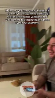 Bir kadının paylaşımı: "Kızlar, 'Yine 100 tane reels göndermişsin' diye söylenip oflayıp puflayan adamı terk edin; telefonunu televizyona yansıtıp her videoya tek tek yorum yapan adamla evlenin."