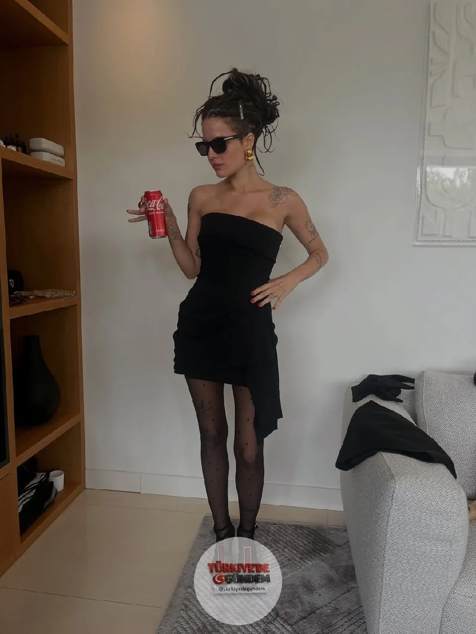 Halsey, Cannes'daki görünümünü paylaştı.