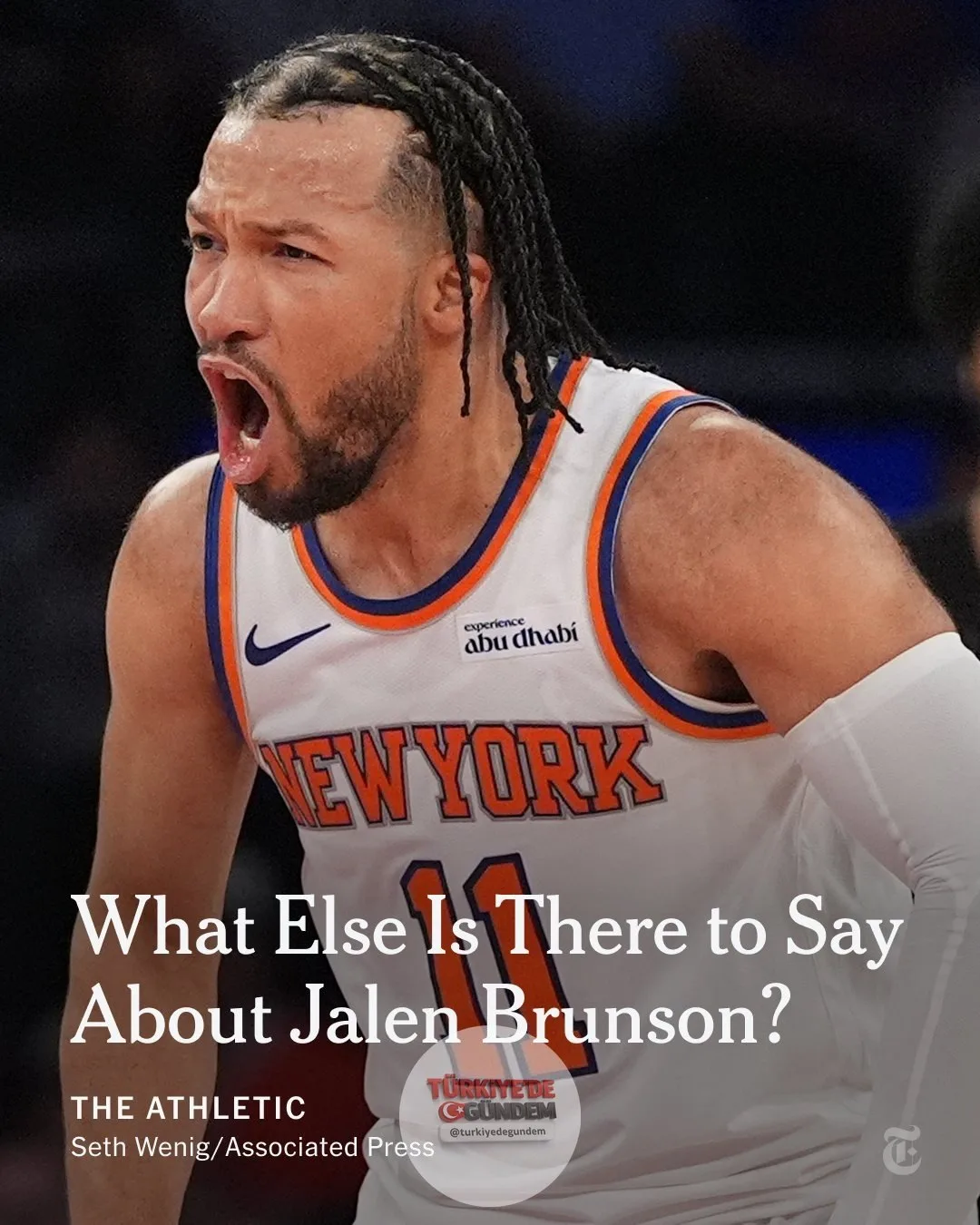 The Athletic'in köşe yazısında, "Jalen Brunson'ın mükemmelliğinden bahsetmek artık gereksiz bir hal aldı" ifadeleri yer aldı. Yazıda, "Brunson, tam da ihtiyaç duyulan anlarda sergilediği dudak uçuklatan performanslarla adını Knicks tarihinin efsanele