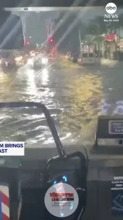 Şiddetli fırtınalar, Anma Günü hafta sonu öncesinde Doğu Yakası'nda sele yol açtı.