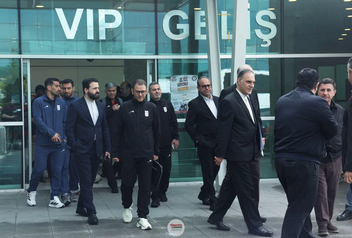 İran Milli Takımı, vize işlemleri için Ankara'ya geldi