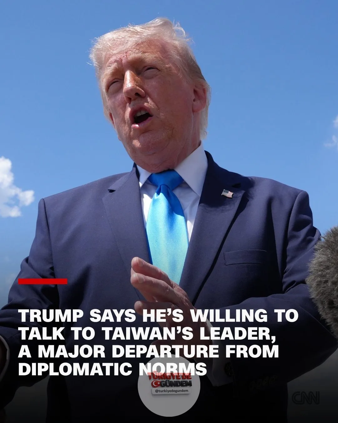 ABD Başkanı Donald Trump, Tayvan Devlet Başkanı Lai Ching-te ile görüşme ihtimalini gündeme getirdi. Bu adım, bir ABD lideri için emsalsiz bir hamle olmasının yanı sıra diplomatik normlardan da büyük bir sapma anlamına geliyor.