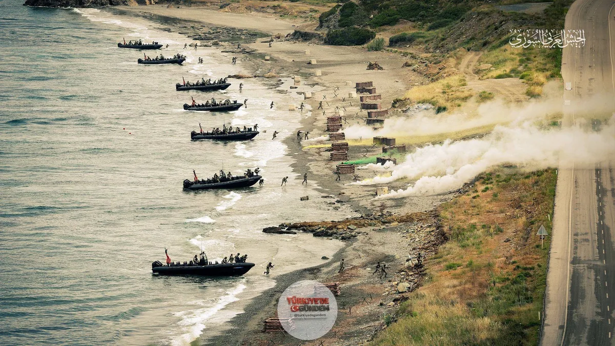 Suriye Ordusu, EFES 2026 tatbikatında Türk ordusuyla omuz omuza yer alıyor.