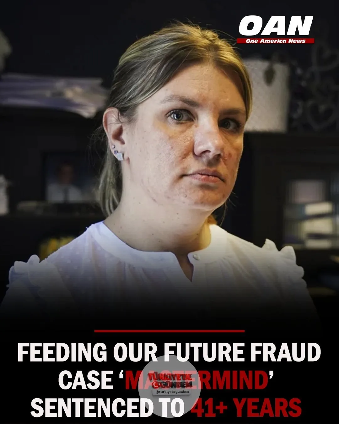 Feeding Our Future'ın kurucusu Aimee Bock, 41 buçuk yıldan fazla hapis cezasına çarptırıldı ve yaklaşık 243 milyon dolar tazminat ödemeye mahkûm edildi. Daha fazla gelişme için OAN'i bugün Spectrum ve YouTube TV üzerinden izleyebilirsiniz.