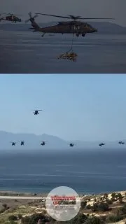 MKE üretimi BORAN obüsü, EFES 2026 tatbikatı sırasında Sikorsky helikopteriyle taşındı.