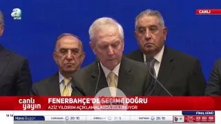 Aziz Yıldırım: Bazı şeyler yazmışlar, okumamız gerekecek. Okumadan geçemezsiniz.