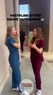 Bir sağlık çalışanından, mola verdikleri kısa anlarda yaşadıklarına dair paylaşım: “Şimdi sen naneyi yemedin mi?”