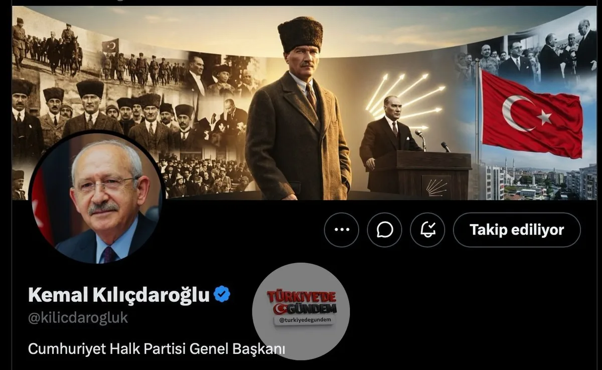 Kemal Kılıçdaroğlu'nun profil açıklaması "Cumhuriyet Halk Partisi Genel Başkanı" olarak güncellendi. Profilde daha önce "CHP 7. Genel Başkanı" ifadesi yer alıyordu.