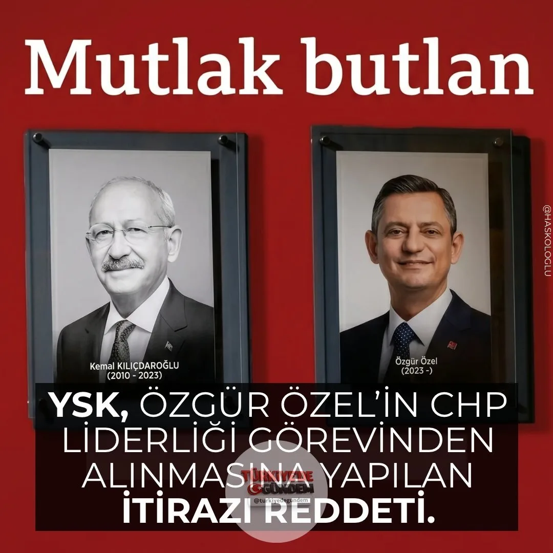 Ülkede yaşanan onlarca olayın ardından, iki kez yeniden seçilen Özgür Özel'i CHP liderliğinden uzaklaştırmak adil değildir. Şu an yaşananlar normal değil. Mesele CHP değil, Türkiye'nin demokrasisidir. Bu kararlar ülkeye büyük zarar veriyor. Ne yazık