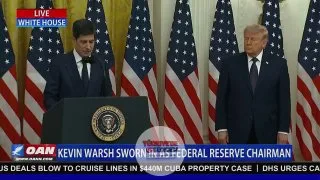 Federal Rezerv Başkanı Kevin Warsh, Yüksek Mahkeme Yargıcı Clarence Thomas'ın yönettiği yemin töreninin ardından görevinin önemi üzerine açıklamalarda bulundu. Güncel gelişmeler için OAN'i Spectrum ve YouTube TV üzerinden takip edebilirsiniz.