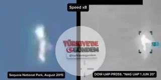 Pentagon, insansı bir figürün görüldüğü UAP görüntülerini yayınladı.