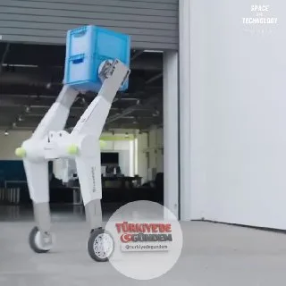 Almanya Fraunhofer Malzeme Akışı ve Lojistik Enstitüsü tarafından geliştirilen robot yardımcı evoBOT, kargo çalışanlarına paket taşıma süreçlerinde destek olmak amacıyla ürünleri kavrayıp taşıyabiliyor. evoBOT, engebeli yüzeyler ve eğimli zeminler da