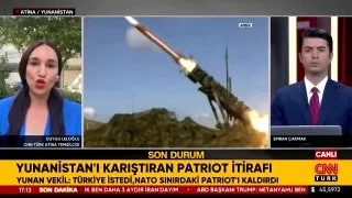 Yunan milletvekili Angelos Syrigos: Kerpe adasındaki Patriot hava savunma sistemlerini Türkiye'nin isteği üzerine geri çekmek durumunda kaldık