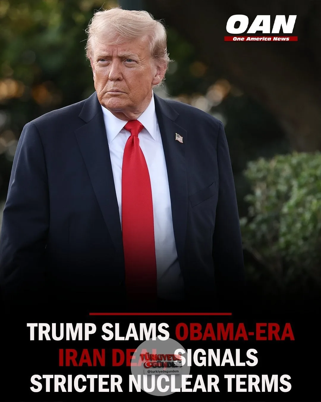 Başkan Trump, İran nükleer anlaşmasını "şimdiye kadar yapılmış en kötü anlaşmalardan biri" olarak nitelendirirken, mevcut müzakereleri "düzenli ve yapıcı" olarak övdü; ancak İran'ın nükleer silaha sahip olmaması gerektiği konusunda uyarıda bulundu. D
