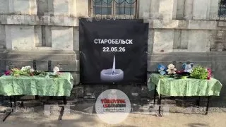 Ukrayna'ın Starobelsk Koleji’ne düzenlediği saldırıda hayatını kaybeden 21 öğrenci için anma töreni düzenlendi