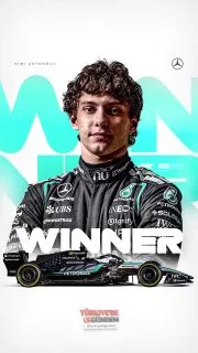 Montreal'de damalı bayrağı ilk geçen isim Kimi Antonelli! | Lewis Hamilton Max Verstappen