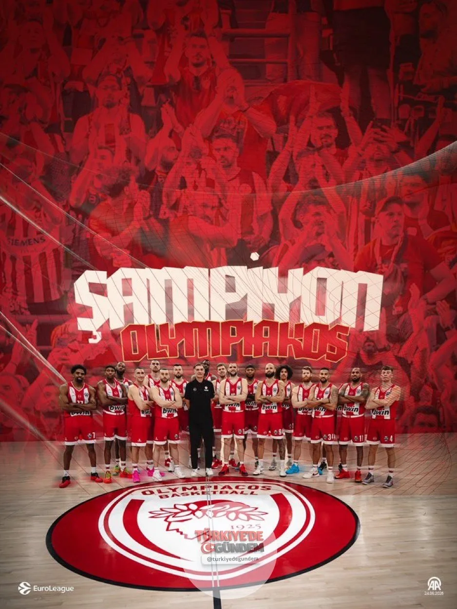 Olympiakos, EuroLeague şampiyonu oldu