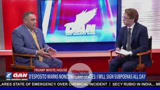 OAN Beyaz Saray Baş Muhabiri Daniel Baldwin, federal ve eyalet düzeyindeki programlarda yaygınlaşan yolsuzluk iddialarını görüşmek üzere Genel Müfettiş Anthony Despo ile bir araya geldi. Görüşmede, bazı eyaletlerin büyük yardım çalışmaları sırasında