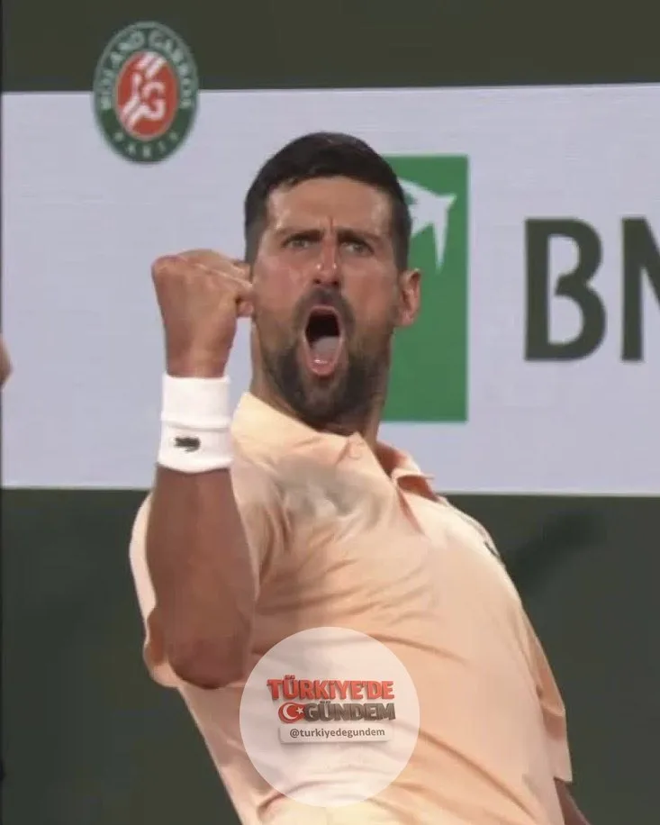 Djokovic, Roland Garros'taki açılış maçında sergilediği galibiyet sırasında oldukça hırslıydı.
