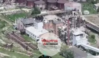 Ukrayna Hava Kuvvetleri, Kursk bölgesindeki Rus sınır kasabası Tetkino’yu Fransız yapımı AASM-250 Hammer güdümlü bombalarla vurdu