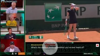 Bir maçta kim kazanır: Drake mi yoksa sadece sol elini kullanan Serena Williams mı? @JasminePaolini bu soruya yanıt vermek zorunda kaldı