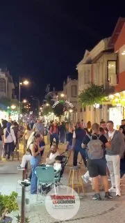 Çeşme'de bayram tatili yoğunluğu başladı.