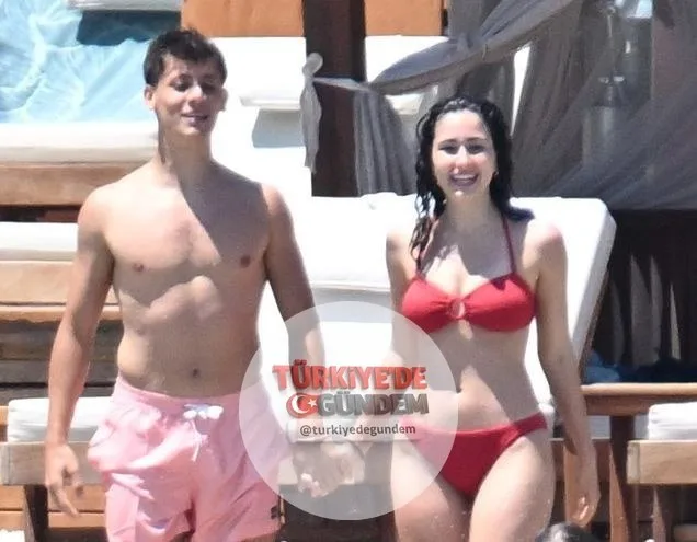 Arda Güler, kız arkadaşı Duru Nayman ile Bodrum'da tatil yaparken görüntülendi.