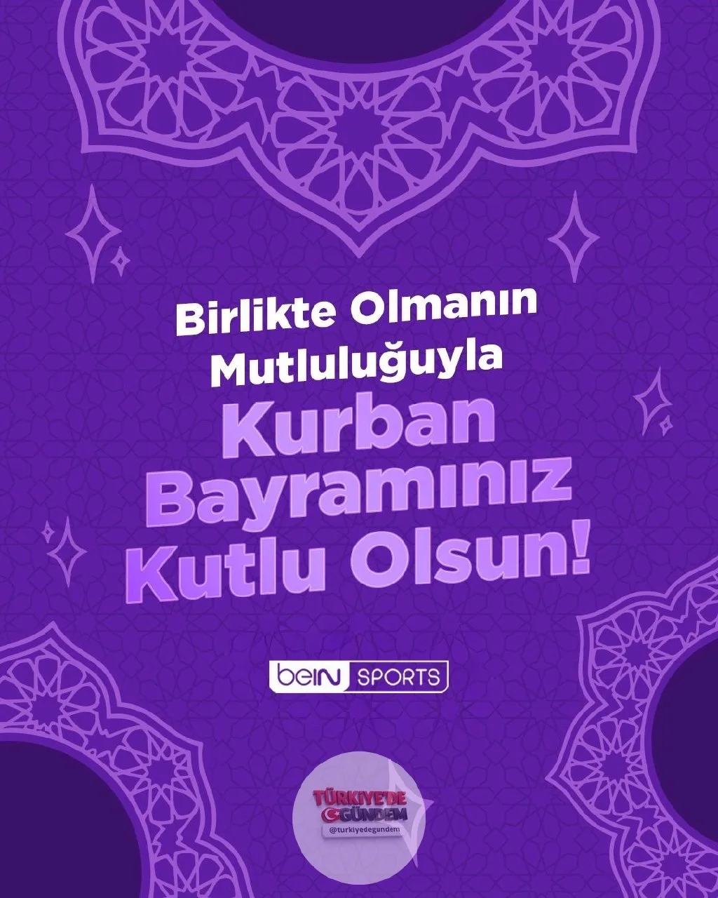 Sevdiklerimizle aynı sofranın etrafında buluşmanın, paylaşmanın ve bir arada olmanın mutluluğunun yaşandığı bir bayram dileriz. Kurban Bayramınız mübarek olsun!