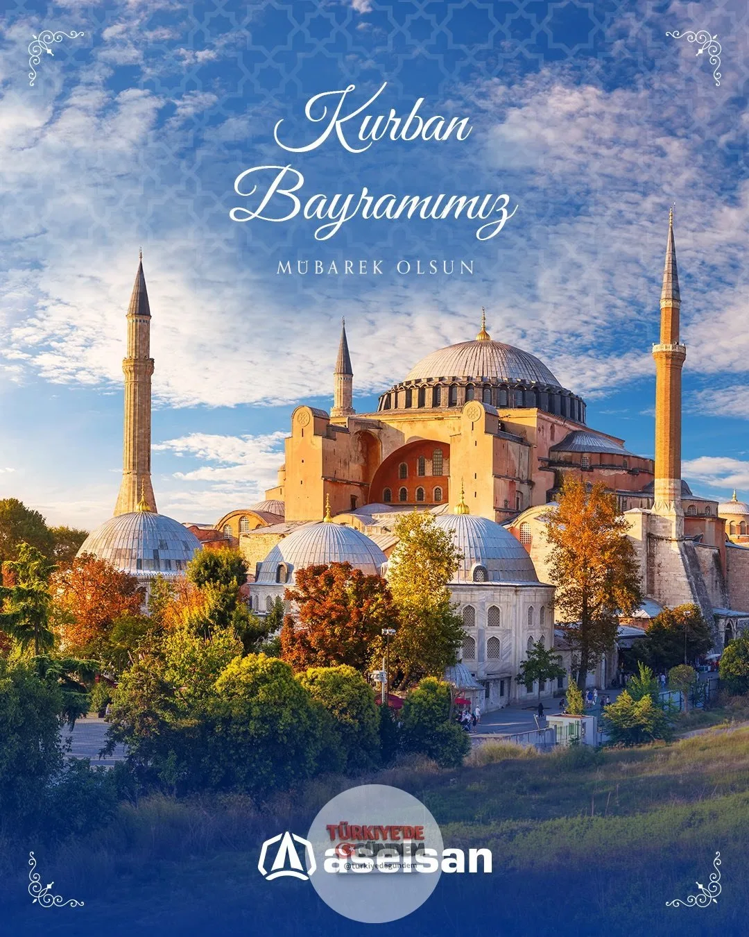 Kurban Bayramı'nın milletimize ve tüm İslam alemine mutluluk ve bereket getirmesini diliyoruz. Bayramımız mübarek olsun. Kurban Bayramı'nın size ve sevdiklerinize huzur ve refah getirmesini temenni ederiz.